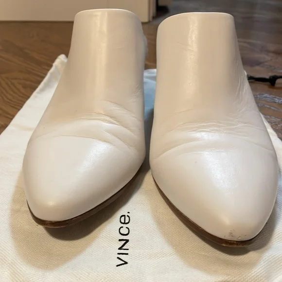Vince White mules - Picture 4 of 4